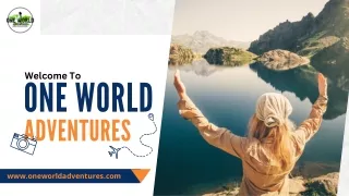Blue Orange Modern Travel Tour Presentation