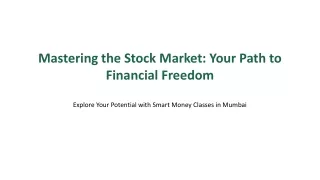 mastering the stock market your path to financial