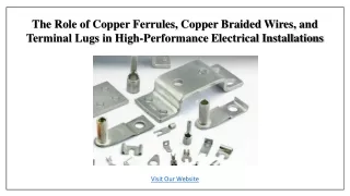 The Role of Copper Ferrules, Terminal Lugs in Electrical Installations