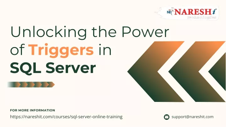 unlocking the power of triggers in sql server