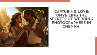 What do top wedding photographers in Chennai offer