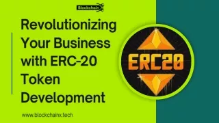 revolutionizing your business with erc 20 token
