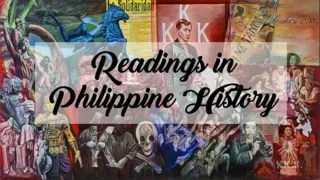 READING IN PHILIPPINE HISTORY