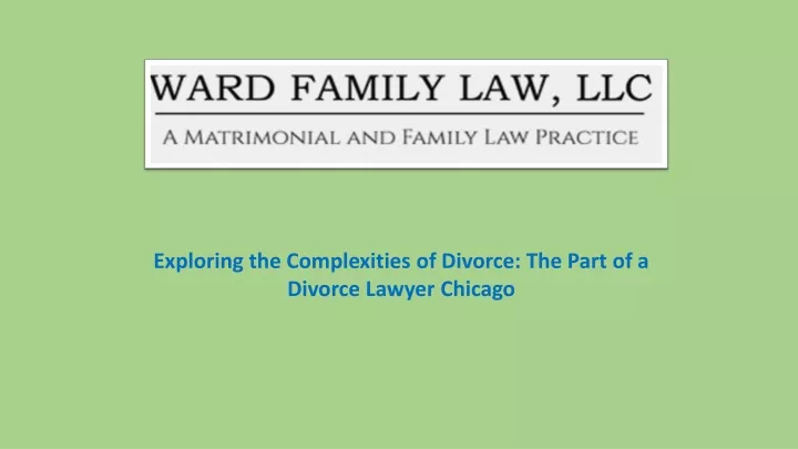 exploring the complexities of divorce the part