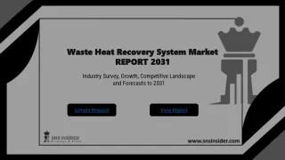 Waste Heat Recovery System Market