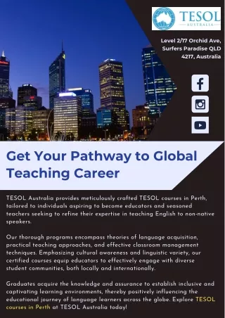 Get Your Pathway to Global Teaching Career