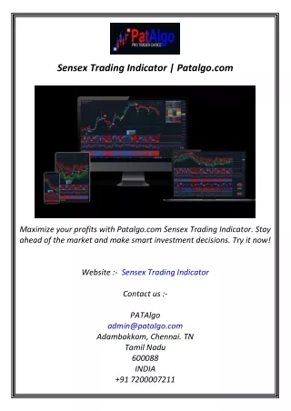 sensex trading indicator patalgo com