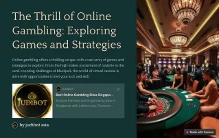 the thrill of online gambling exploring games
