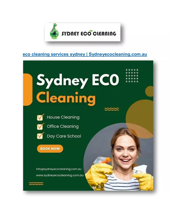 eco cleaning services sydney sydneyecocleaning