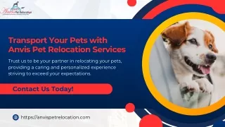 Trusted Pet Relocation Services
