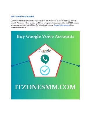 Buy Google Voice Number - Old Gmail Accounts