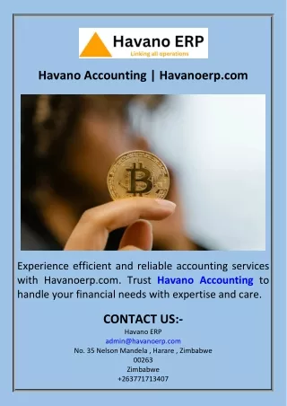 Havano Accounting  Havanoerp.com