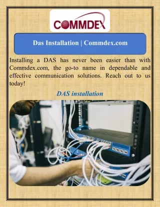 Das Installation   Commdex.com