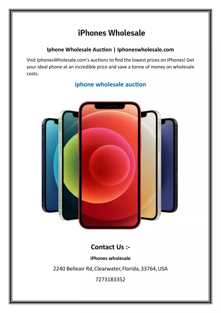 iphone wholesale auction iphoneswholesale com