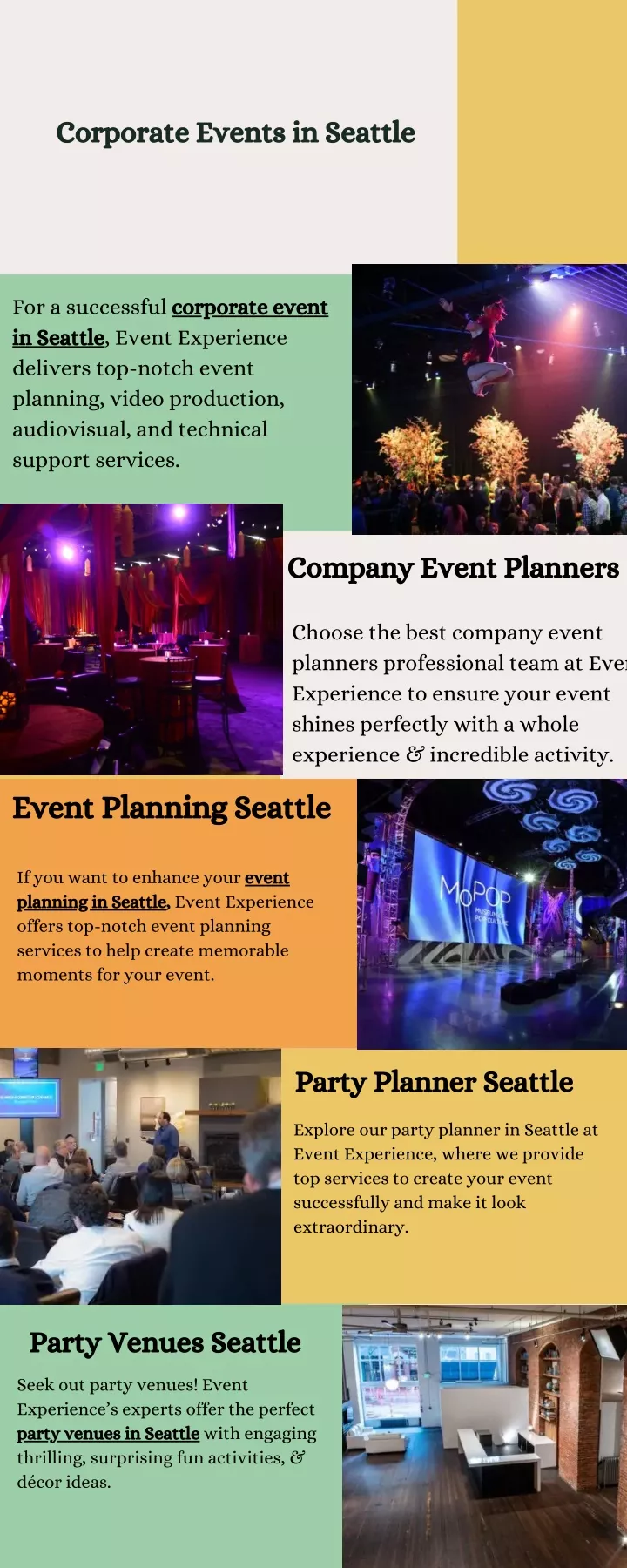 corporate events in seattle