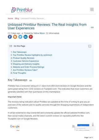 home blog unbiased printblur reviews
