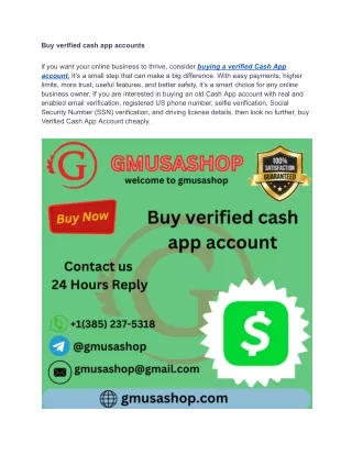Buy verified cash app accounts (1)