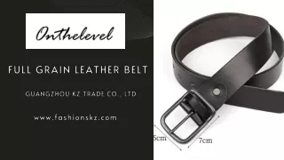 Full Grain Leather Belt - Fashionskz.com