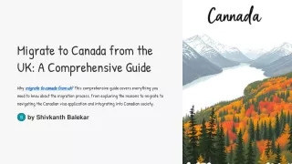 migrate to canada from the uk a comprehensive