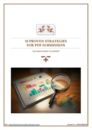 10 proven strategies for pdf submission