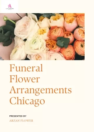 Elegant Funeral Flower Arrangements in Chicago - Arzan Flowers
