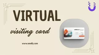 Uoodly’s Virtual Visiting Card: Customizable and Eco-Friendly
