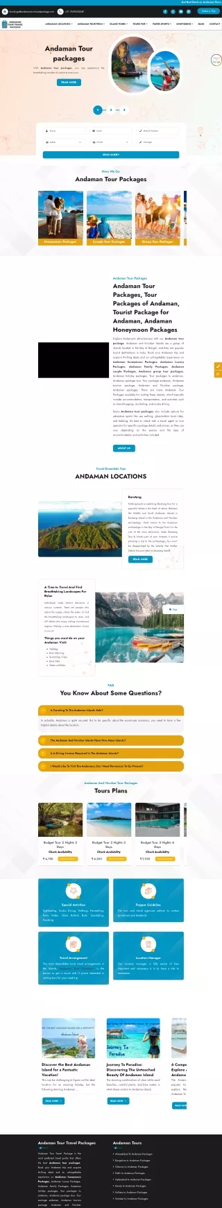 Andaman and nicobar package