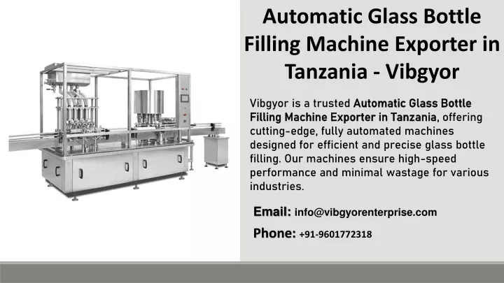 automatic glass bottle filling machine exporter