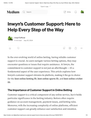 Inwyn’s Customer Support_ Here to Help ...by inwyn7official _ Sep, 2024 _ Medium