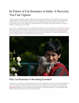 he future of cat insurance in india a necessity