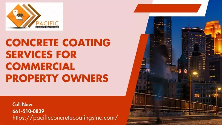 concrete coating services for commercial property