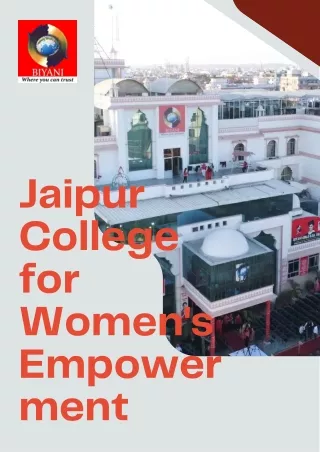 Jaipur College for Women's Empowerment