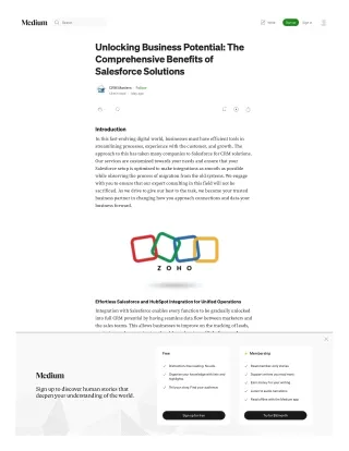 Unlocking Business Potential: The Comprehensive Benefits of Salesforce Solutions