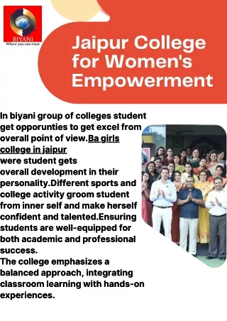 biyani girls college