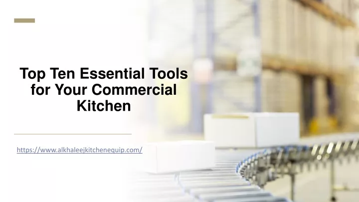 top ten essential tools for your commercial