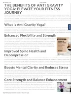 Benefits of Anti gravity yoga - slide 1