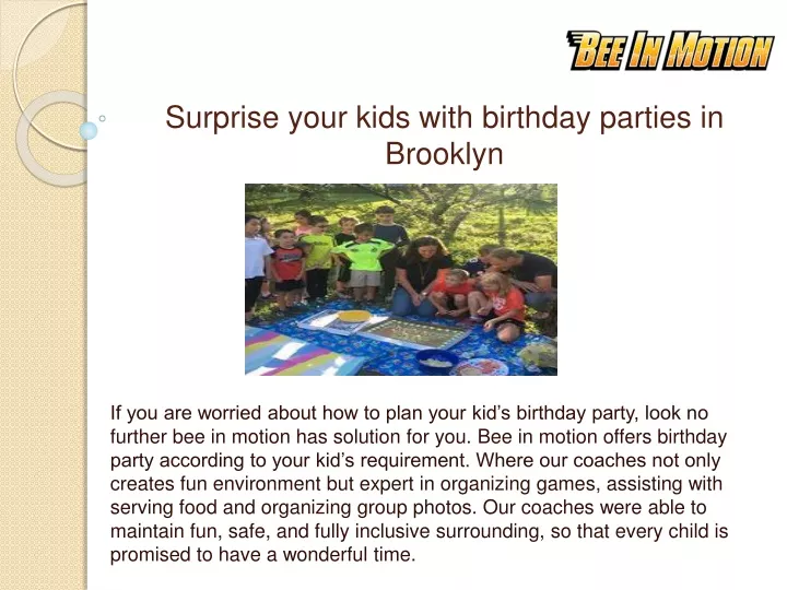 surprise your kids with birthday parties in brooklyn