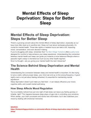 Mental Effects of Sleep Deprivation_ Steps for Better Sleep