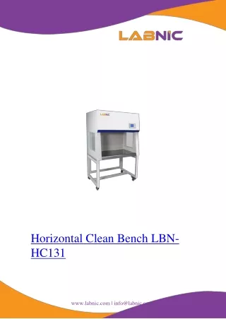 horizontal clean bench lbn hc131