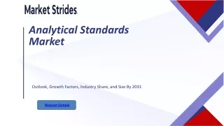 analytical standards market