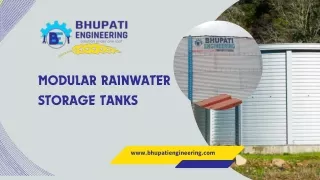 modular rainwater storage tanks