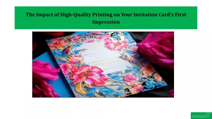 the impact of high quality printing on your invitation card s first impression