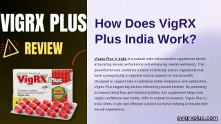 VigRX Plus India Clinical Studies and Results