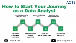 How to Start Your Journey as a Data Analyst- ACTE Technologies