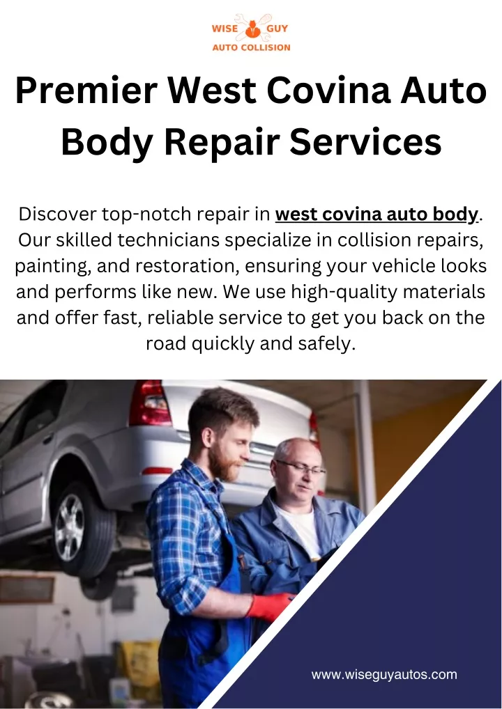 premier west covina auto body repair services