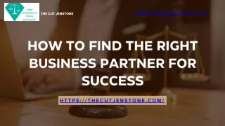 How to Find the Right Business Partner for Success