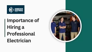 importance of hiring a professional electrician