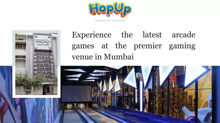 experience games at the premier gaming venue