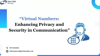 virtual numbers enhancing privacy and security