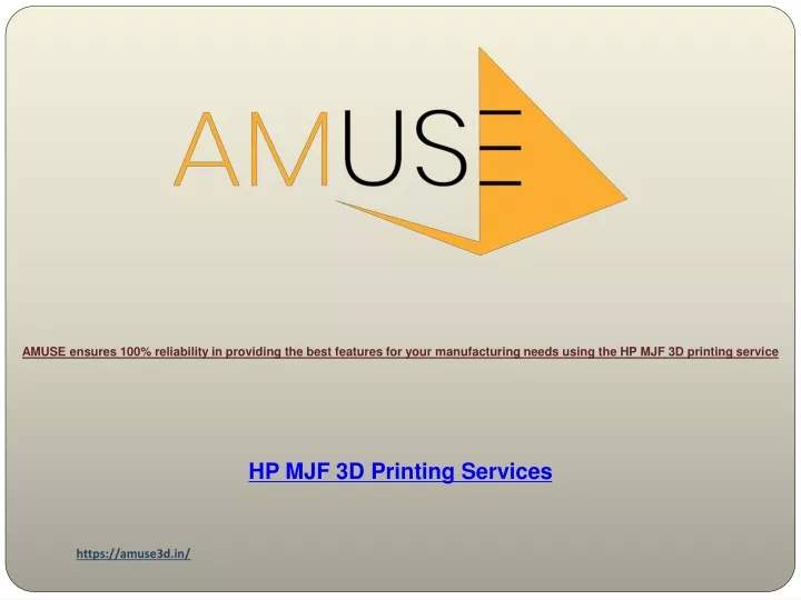 amuse ensures 100 reliability in providing